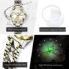 OUPINKE 3305 Luxury Elegant Women's Watches Containing Genuine Gold Waterproof Automatic Mechanical Watch Date Waterproof Watch 5