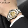 Relogio Feminino Women Watches Self Wind Automatic Mechanical Wristwatches Tourbillon Skeleton Hodinky Female Orologio Meccanico 6