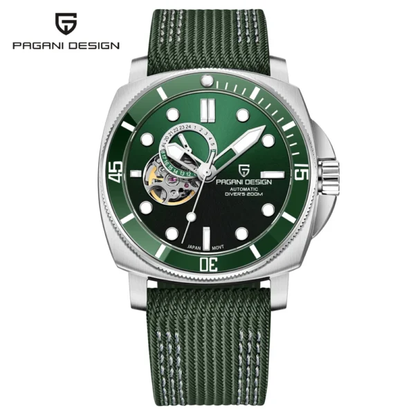 PAGANI DESIGN 2023 Mens Wathes Tourbillon Automatic Watch For Men Mechanical Wristwatch Ceramic Bezel Luminous 20Bar Waterproof 2