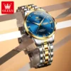 OLEVS Fashion Business Simple Men's Watches Calendar Week Trend Automatic Mechanical Watch Luminous Waterproof Brand Wristwatch 4