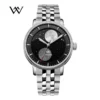 WM Watch Automatic Mechanical Watches Men Lunar Moon Phase Sapphire Waterproof Man Luminous Twin Moons Welly Merck Watch WM142 1