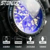 Women’s Automatic Mechanical Skeleton Watch Self-Winding Gold Plated Dress Watch Water Resistant Luxury Timepiece 4