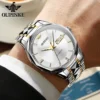 OUPINKE Luxury Top Brand Men's Watches Fashion Sapphire Mirror Automatic Mechanical Watch Dual Calendar Luminous Watch for Man 3