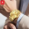 OLEVS 7062 Mens Watch Luxury Original Business Brand Mechanical Watch Waterproof Watch For Men Date Week Display Mens Gifts  ﻿ 4