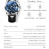 OLEVS 2878 Men Watch Brand Luxury Quartz Watch Business Leather Strap Waterproof Luminous Leisure Sports Men Watch Reloj Hombre 6