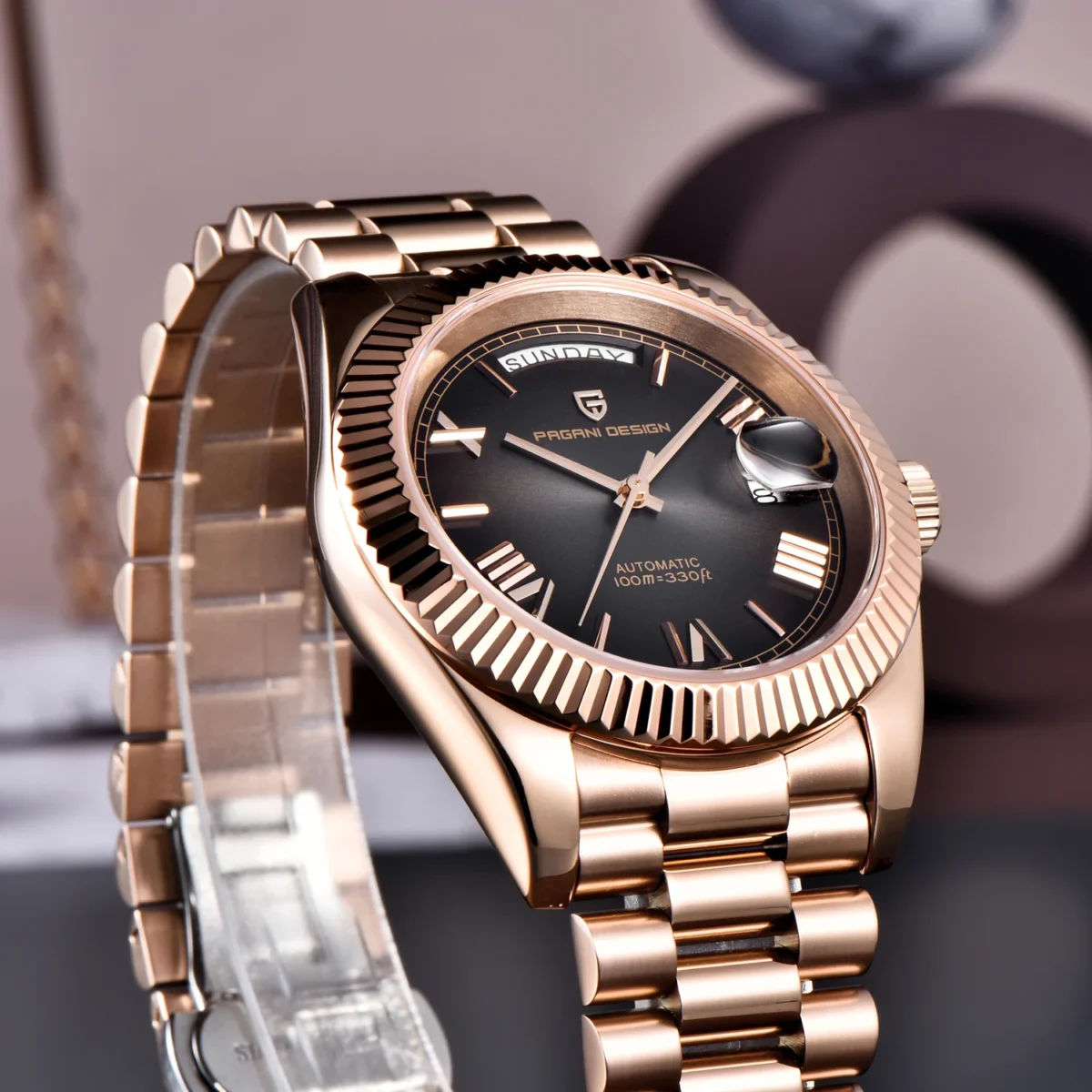 2025 New PAGANI DESIGN DD36 Man Watch Rose Gold Luxury Men Mechanical Watches Sapphire Mirror Automatic Watch For Men Waterproof 4