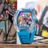 Men Mechanical Watch Transparent Case Silicone strap Luminous Calendar Wrist Watches Leisure Sports Style watches for Men 5