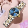GUANQIN Women’s Watch Fully Automatic Mechanical Luxury Fashion Waterproof Luminous Watch for Woman Stainless Steel Calendar 4