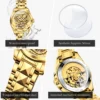 OUPINKE Women's Watches Top Brand Luxury Original Automatic Mechanical Watch for Lady Waterproof Luminous Sapphire Crystal New 5