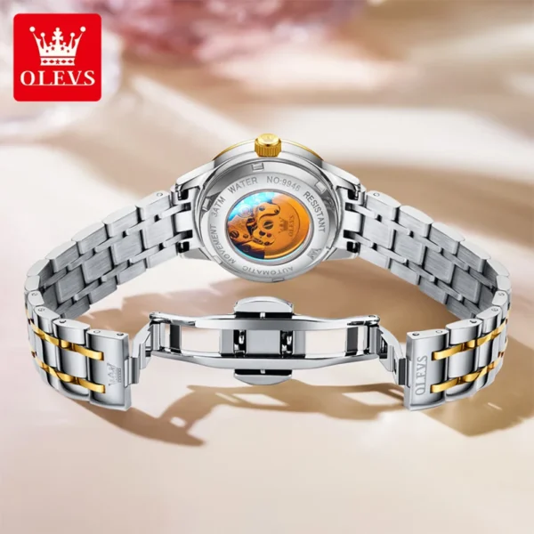 OLEVS 9946 Fashion Brand Women's Watches Elegant Classics Automatic Mechanical Watch Date Luminous Simple Original Wristwatch 2