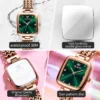 OLEVS 9951 Elegant Women's Watch Trend Waterproof Simple Atmosphere Stainless Steel Quartz Wrist watch Original Certification 5