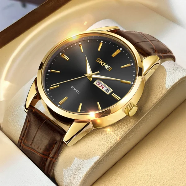 Luxury Movement Quartz Watch For Men Women Business Date Week Wristwatch Fashion Design Waterproof Time Clock Reloj Hombre 1