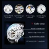 OLEVS 7013 Mens Watch Original Waterproof Multifunctional Luminous Automatic Mechanical Watch Moon Phase Watches Luxury Men 2