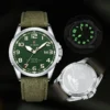 Seagull Luxury Bracelet Military Men Watch Automatic Mechanical Watches For Men Wear Resistant Leather Strap Luminous Clock D581 1