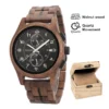 Black dial Walnut