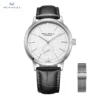 Seagull New Business Watch Men's Mechanical Wristwatches 50m Waterproof Leather Valentine Male Watches relogio masculino 6075 1