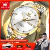 OLEVS 7061 Mens Watch Original Automatic Mechanical Watch Large Dial Waterproof Luminous Reloj Dual Calendar Watches Luxury Men 1
