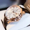 JSDUN High end Atmosphere Men's Fully Automatic Mechanical Watch Leather Strap Waterproof Date Business Watch for Man Original 1