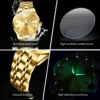 OLEVS 7062 Mens Watch Luxury Original Business Brand Mechanical Watch Waterproof Watch For Men Date Week Display Mens Gifts  ﻿ 5