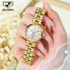 JinShiDun 8987 Luxury Fashion Womens Watch Swiss Movement Date Waterproof Quartz Watch Gold Elegant Diamond Scale Original Watch 4