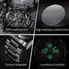 OLEVS Original Brand Men's Watches Waterproof Trendy Electronic Watch Multifunctional LED Luminous Fashion Stainless Steel 4
