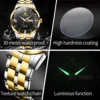 OLEVS 9917 Men Watches Original Classics Fashion Quartz WristwatchDiamond Scale Reloj  Waterproof Luminous Date Display Watch 4