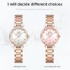 New Fashion Trend Women Watches Rose Gold Automatic Mechanical Watch for Women Original Luxury Waterproof Ladies Watch Reloj 6
