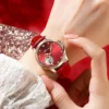 AILANG Brand New Fashion Skeleton Mechanical Watch for Women Leather Waterproof Luxury Diamond Watch for Womens Montre Femme 6