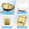LIEBIG Luxury Outdoor Sports Week Waterproof Digital Wristwatches Dual Display Time Quartz Watches For Men Women Fashion Relojes 4
