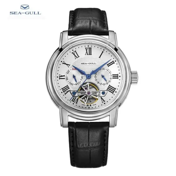 SEAGULL Luxury Watch Business Waterproof Male Clock Date Stainless Steel Mechanical Watch Men Watch reloj hombre 2023 D819.622 2