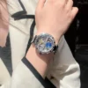 Sun, Moon and Stars Watch Women's Mechanical Watch High-end Women's Light Luxury Niche Women's Watch High-value Steel Band Watch 1