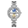 Ladies Watch Automatic Woman Luxury Fashion Waterproof Watch for Women Watches Skeleton Tourbillon Mechanical Clock Relogio New 2