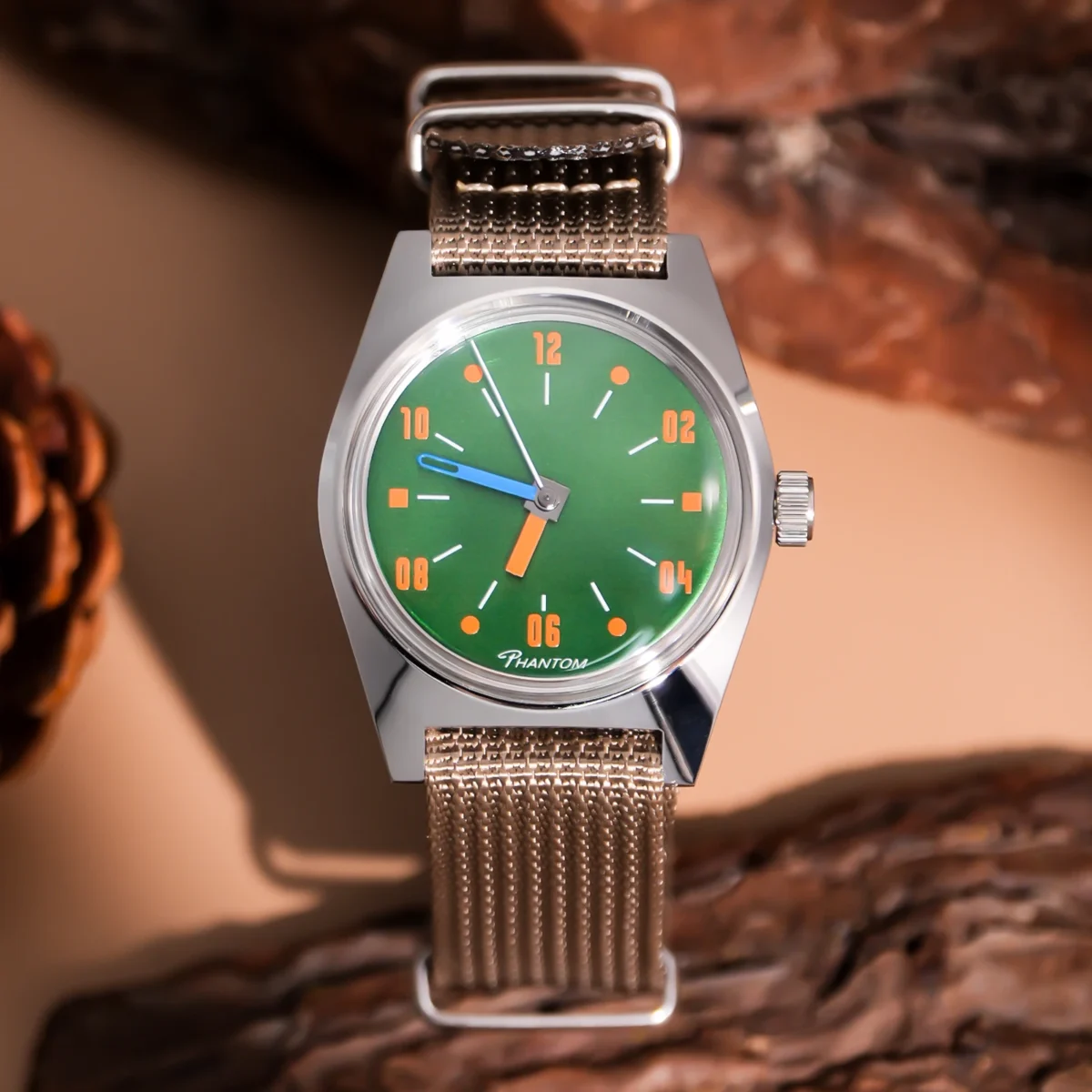 7120 Hand-Wind Mechanical Watch Men 36mm Retro Business Timepiece Classic Simple Couple watch 2