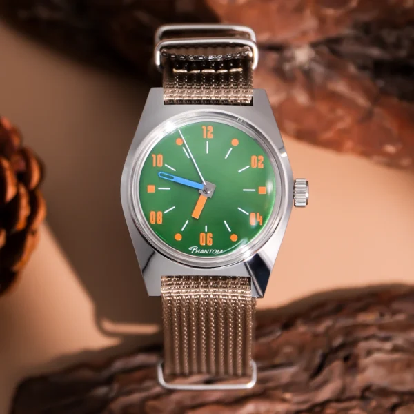 7120 Hand-Wind Mechanical Watch Men 36mm Retro Business Timepiece Classic Simple Couple watch 2