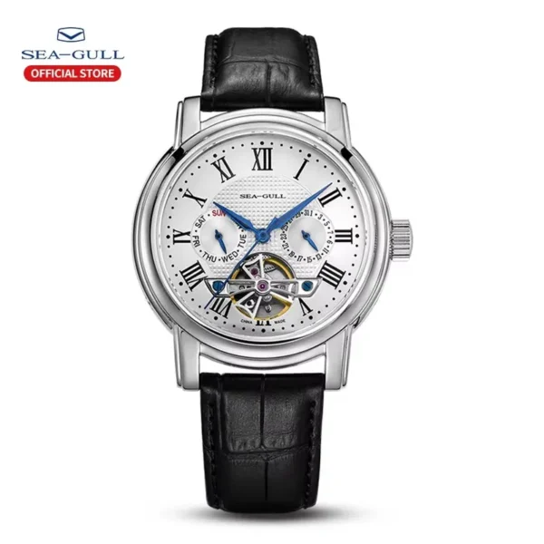 SEAGULL Luxury Watch Business Waterproof Male Clock Date Stainless Steel Mechanical Watch Men Watch reloj hombre 2023 D819.622 1