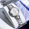 JinShiDun 8987 Fashion Elegant Lady Watch Classics Simple Swiss Movement Waterproof Quartz Watch for Women Date Luminous Watch 2