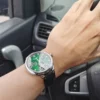 2025 Luxury Mens New Mechanical Skeleton Watches Fashion Tourbillon Automatic Hollow Out Watch Waterproof Casual Luminous Clock 4