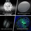 OLESV Original Brand Fashion Men's Quartz Watches Nylon Strap Moon Phase Chronograph Male Watch Calendar Trendy Authentic Watch 5