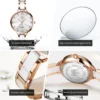 OLEVS Luxury Brand Women's Watches Elegant Fashion Ceramic strip Waterproof Japan Imports Quartz Watch Dress Lady Watch Simple 5