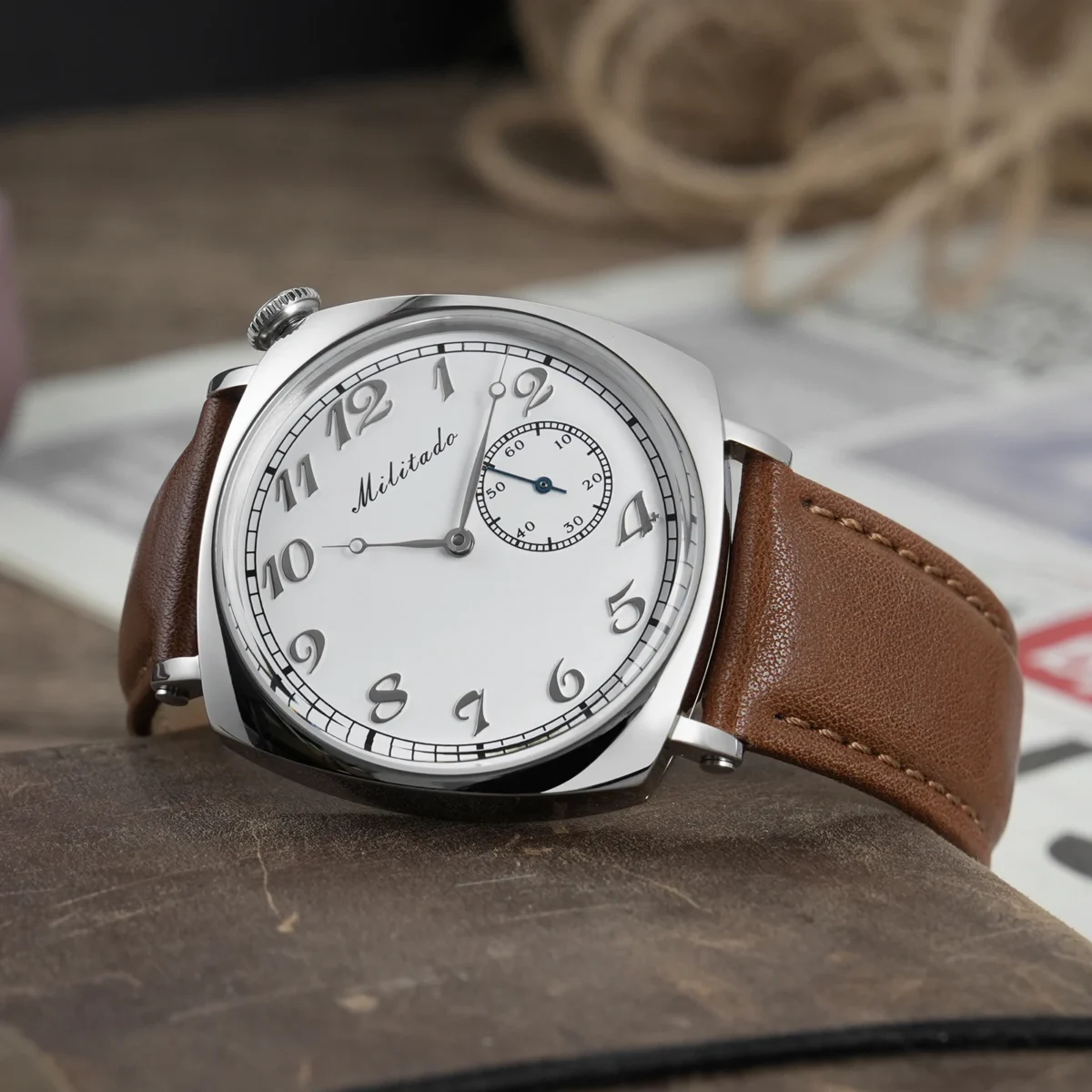 Militado ML11 Mechanical Watch ST1701K Automatic Movemnet Sapphire Crystal Waterproof 10Bar 36mm Vintage Watch reloj hombre 5