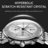 FEICE Men’s Watches Automatic Bauhaus WristWatch Stainless Steel Mechanical Dress Watches for Men with Leather Bands Date FM121 2