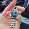 JSDUN Top Romantic Couple Watch Tungsten Steel Strip Imported Movement Imported Movement  Automatic Mechanical Watch for Lovers 4