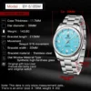 BENYAR New Luxury Automatic Watch 10Bar Waterproof Stainless Steel Men Mechanical Wristwatches Sports Diving Watch for Men 5