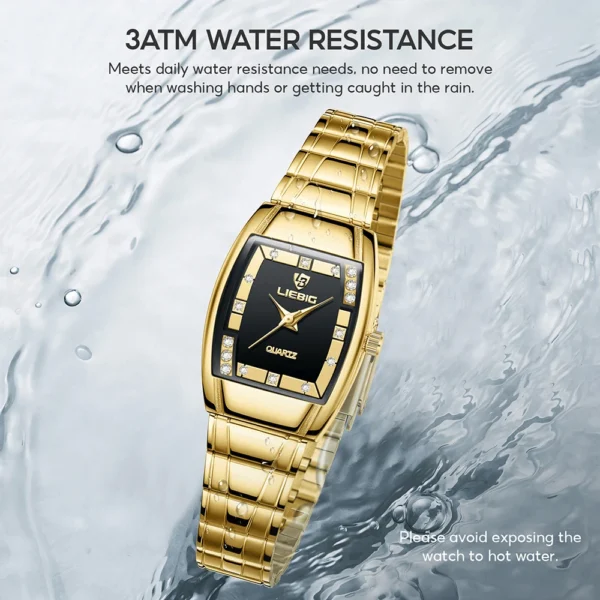 LIEBIG Luxury Quartz Movement Watches For Women Fashion Outdoor Time Sports Simple 3Bar Waterproof Wristwatches Relógio Feminino 2