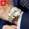 OLEVS 7063 Moon Phase Business Men's Watches Date Luminous Waterproof Automatic Mechanical Watch Classics Simple Wrist Watch 3