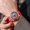 Men Mechanical Watch Automatic Luxury Gambling Rotating Plate Dial Wristwatch Man Casual Waterproof Luminous Clock Reloj Hombre 3