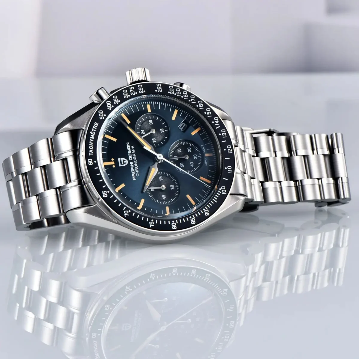 2025 New PAGANI DESIGN Tribute to CK2998 Moon Watch Retro Luxury Quartz Watches For Men Stainless steel Sport Chronograph Man 2