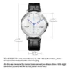 FEICE 20mm Men's Mechanical Watch Men Automatic Bauhaus WristWatch Waterproof Fashion Creative Simple Relogio Masculino-FM202 6