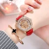Girls Watch Mechanical Luxury Ladies Automatic 50m Waterproof Business Dress Woman Sport Leather Watch Clock Relogio Feminino 4