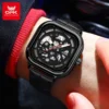 OPK 8173 Watches For Men Casual Simple Original Automatic Mechanical  Waterproof Luminous High Quality Wristwatch Reloj Hombre 3